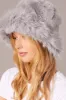 Grey Faux Fur Hat sold by Ally Fashion
