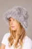 Grey Faux Fur Hat sold by Ally Fashion