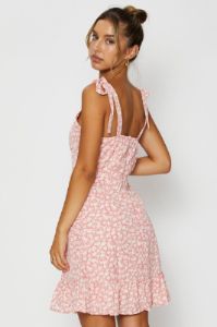 Print Mini Dress Sleeveless Tie Shoulder sold by Ally Fashion