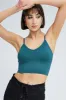 Blue Crop Singlet Top Seamless sold by Ally Fashion