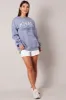 Blue Graphic Sweater Long Sleeve sold by Ally Fashion