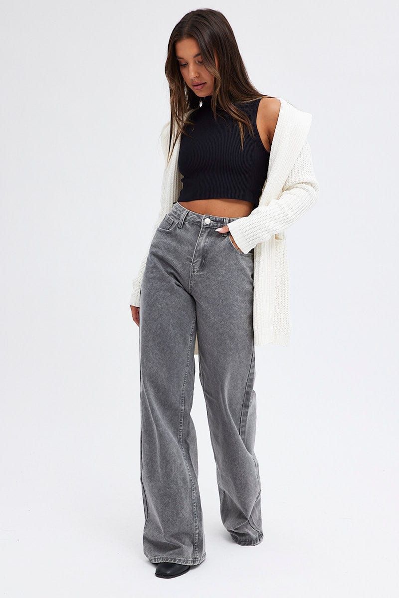 White Knit Cardigan Hooded Chenille sold by Ally Fashion product image thumbnail 2