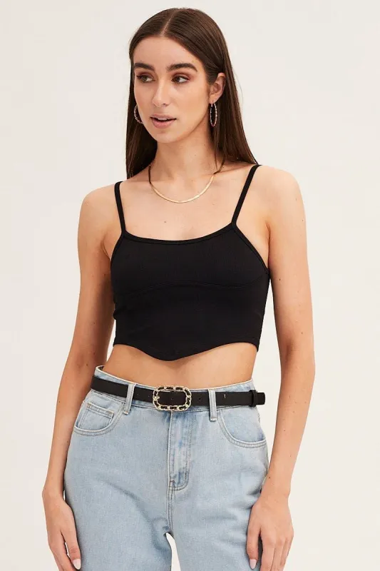 Black Braid Buckle Belts sold by Ally Fashion