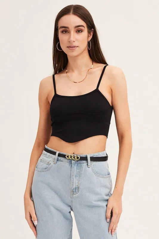 Black Chain Buckle Belt sold by Ally Fashion