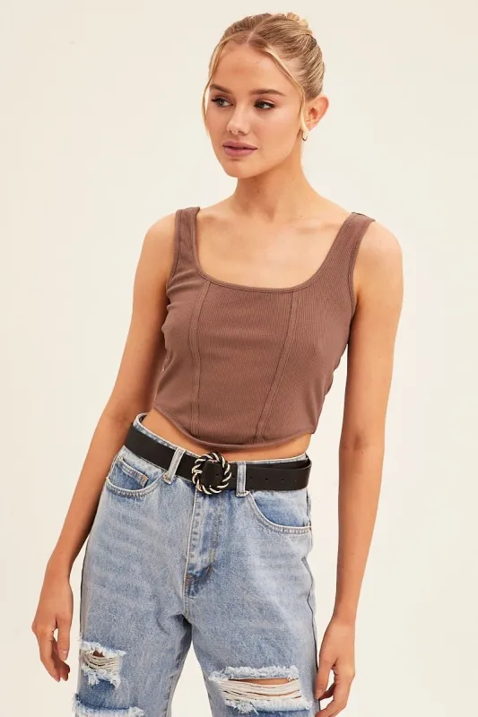Black Circular Buckle Belt sold by Ally Fashion