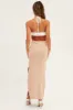 Multi Colorblock Kint Midi Dress sold by Ally Fashion