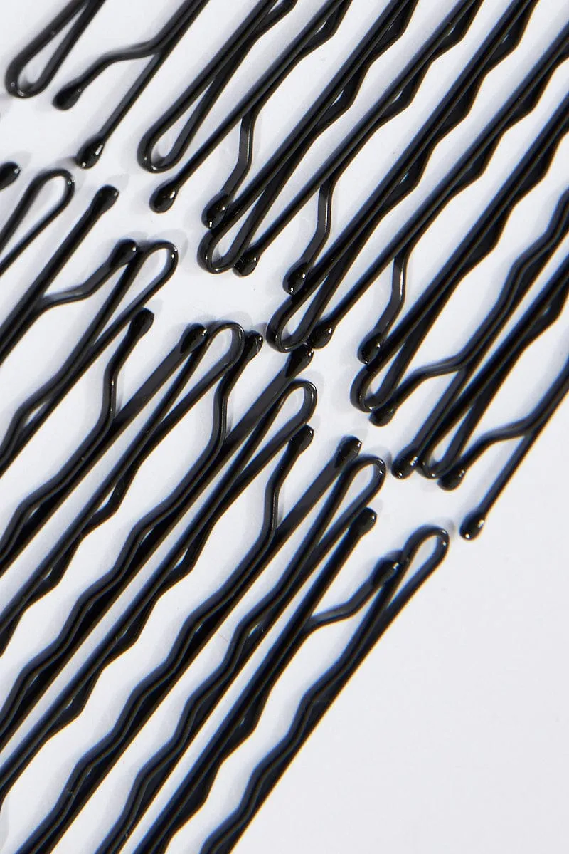 Black Hair Pin sold by Ally Fashion product image thumbnail 2