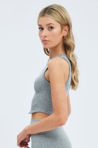 Grey Tank Top Sleeveless Seamless sold by Ally Fashion