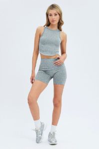 Grey Tank Top Sleeveless Seamless sold by Ally Fashion