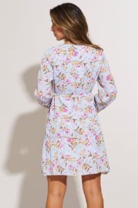 Print Mini Dress Long Sleeve sold by Ally Fashion