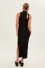 Black Maxi Dress High Neck Sleeveless sold by Ally Fashion