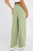 Green Wide Leg Pants High Rise sold by Ally Fashion