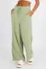 Green Wide Leg Pants High Rise sold by Ally Fashion
