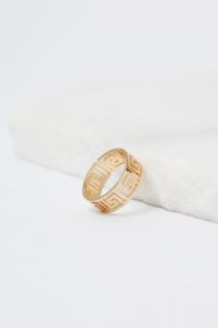 Gold Adjustable Ring sold by Ally Fashion