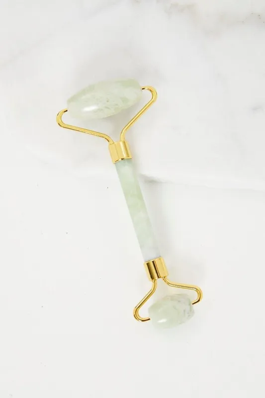Green Jade Facial Massager sold by Ally Fashion