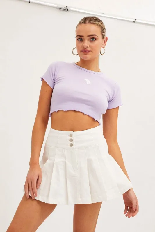 Purple Yin Yang Baby Tee sold by Ally Fashion