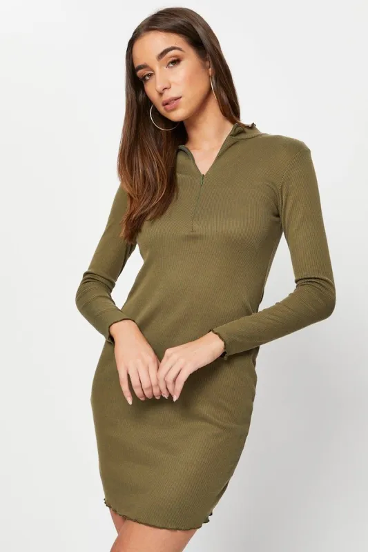 Green Bodycon Dress Long Sleeve Mini sold by Ally Fashion