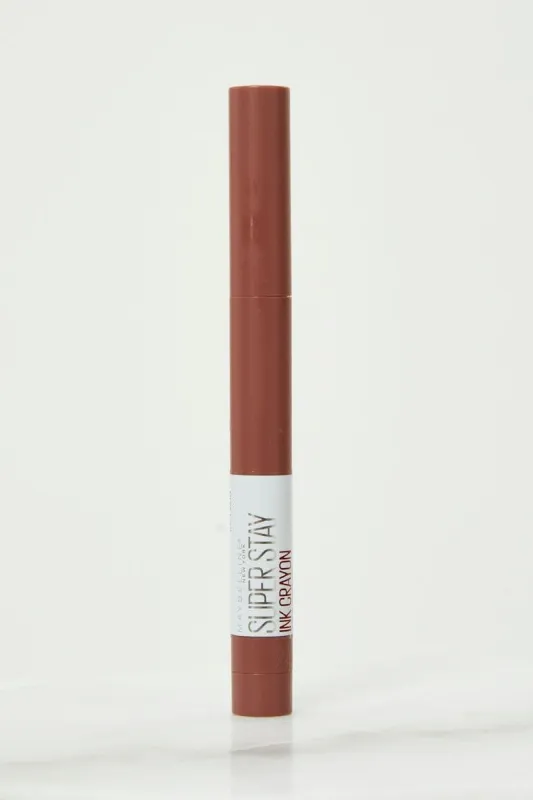 Pink Maybelline Superstay Ink Crayon Lipstick made by Ally Fashion