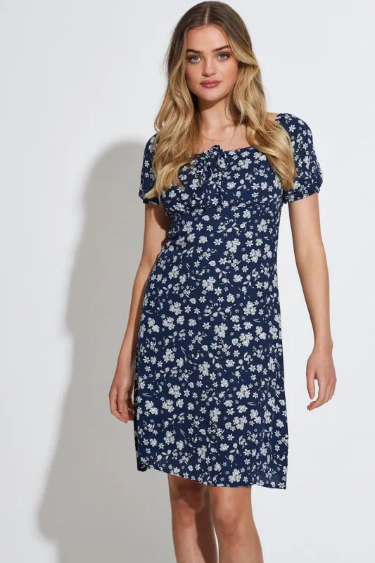 Print A Line Dress Mini sold by Ally Fashion