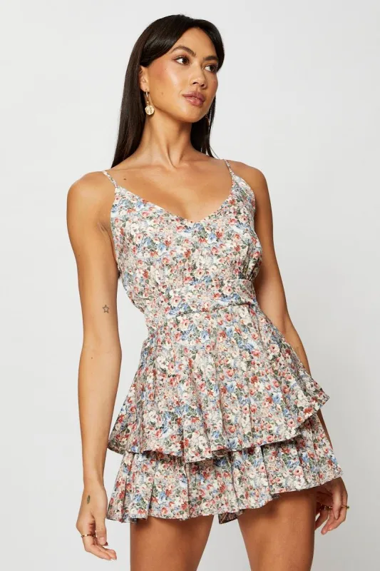 Print Playsuit Sleeveless sold by Ally Fashion