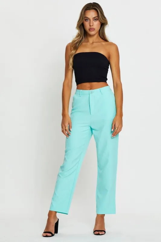 Green Pants Slim Leg sold by Ally Fashion
