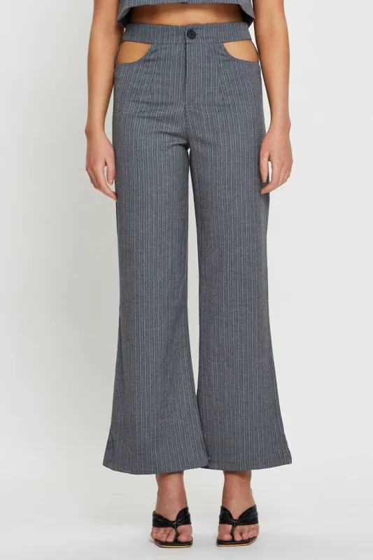 Stripe Wide Leg Pants sold by Ally Fashion