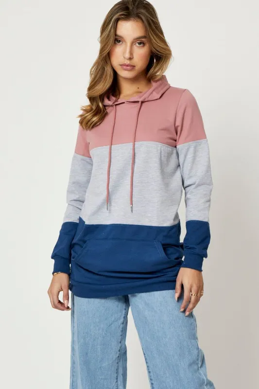 Multi Hoodie Sweatshirts Long Sleeve made by Ally Fashion