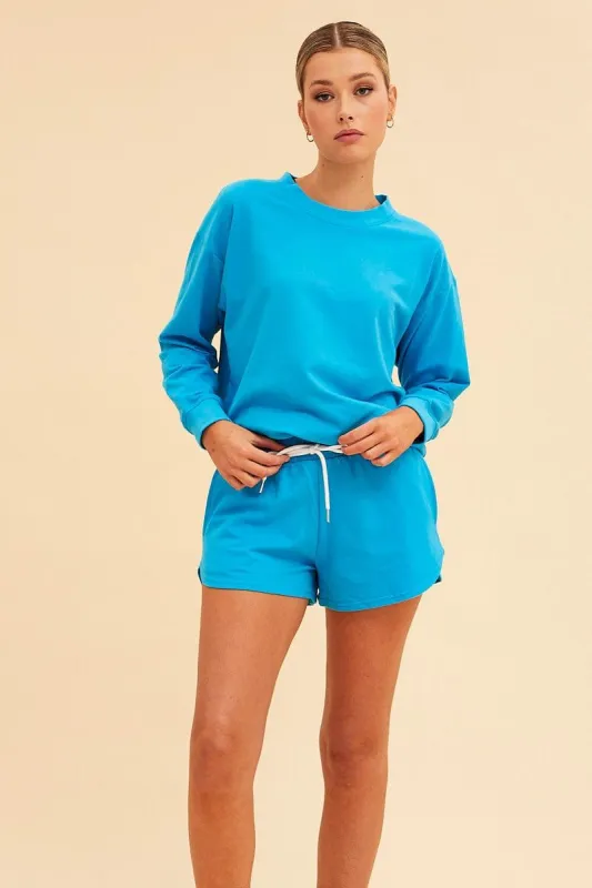 Blue Hudson Terry Short sold by Ally Fashion