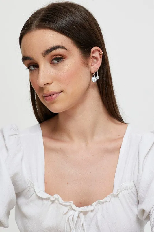 Silver 3 Pack Pretty Earrings sold by Ally Fashion