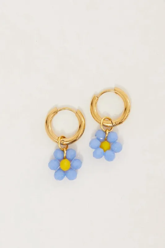 Blue Earrings None sold by Ally Fashion