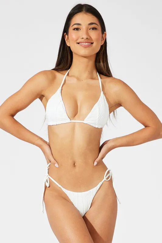 White Triangle Bikini Set sold by Ally Fashion