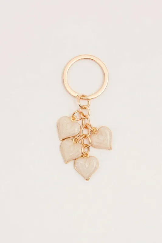 White Heart Keyring sold by Ally Fashion