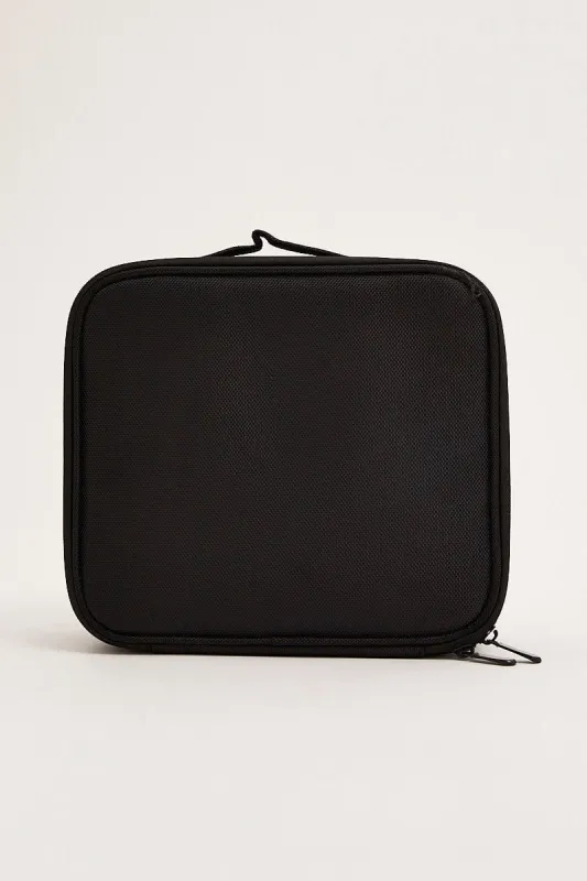 Black Travel Makeup Cosmetic Case sold by Ally Fashion