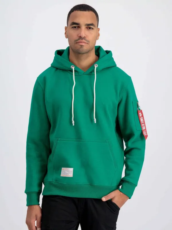 RECYCLED LABEL HOODIE sold by Alpha Industries