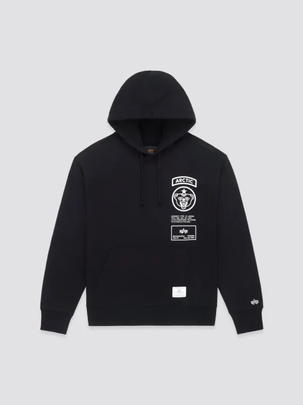 ESSENTIAL ARCTIC PRINT HOODIE (SEASONAL) sold by Alpha Industries