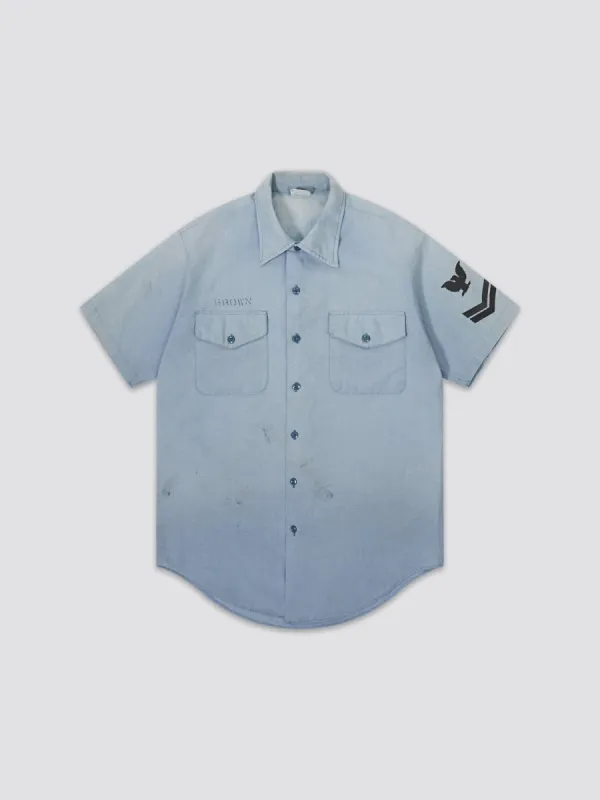 US NAVY 1970s CHAMBRAY SHIRT sold by Alpha Industries