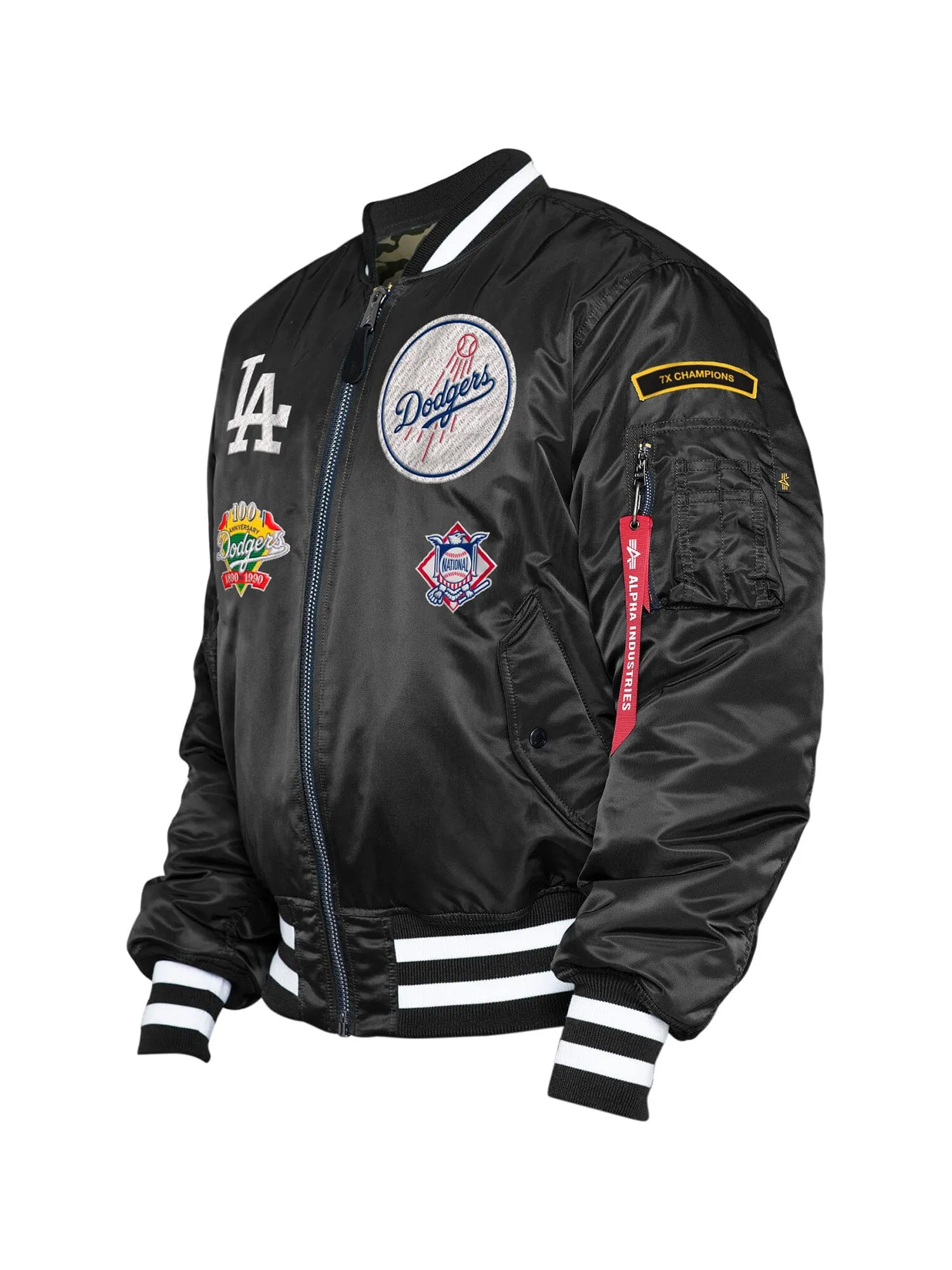 LOS ANGELES DODGERS X ALPHA X NEW ERA MA-1 BOMBER JACKET sold by Alpha Industries product image thumbnail 4