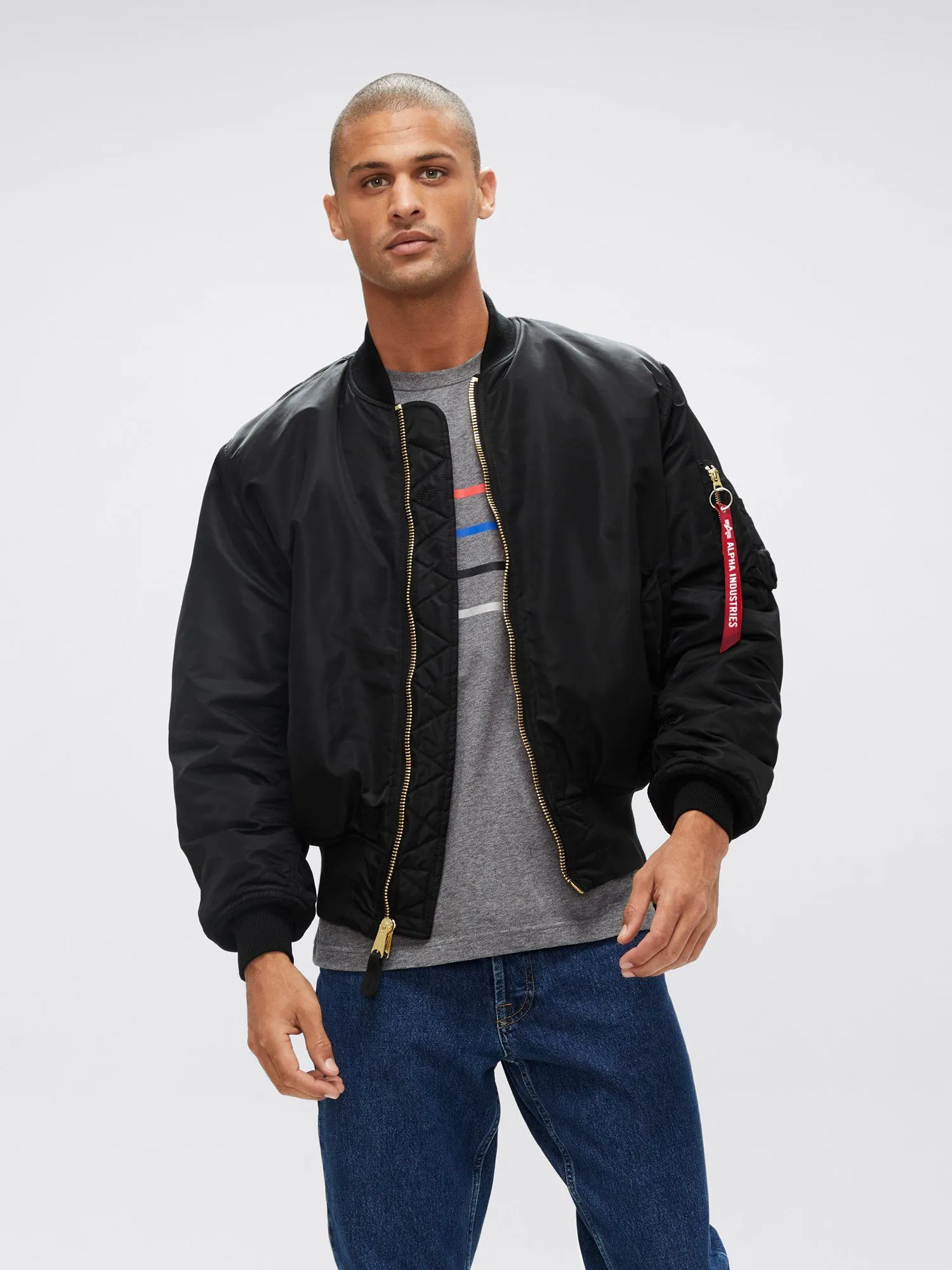 MA-1 BLOOD CHIT (BLACK) sold by Alpha Industries