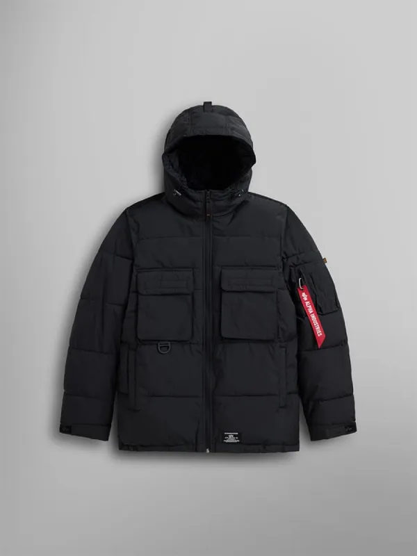 HOODED PUFFER JACKET sold by Alpha Industries