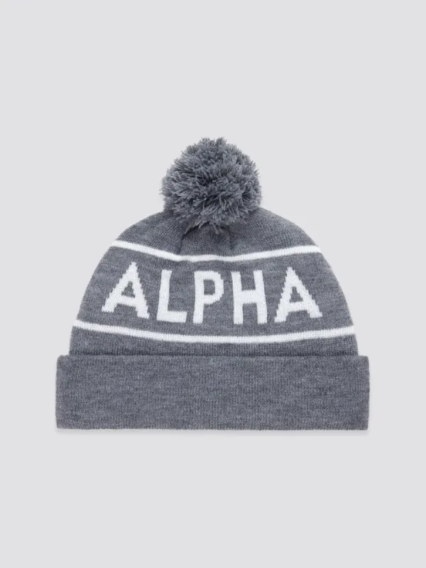 ESSENTIAL POM BEANIE sold by Alpha Industries