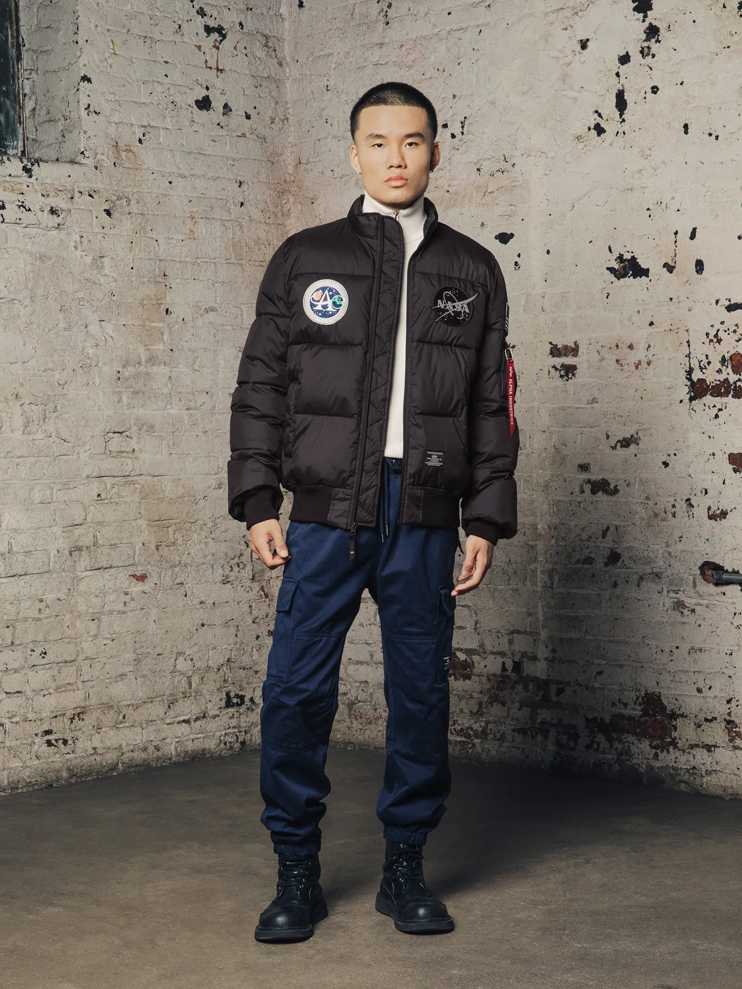 MAN ON THE MOON MA-1 QUILTED BOMBER JACKET sold by Alpha Industries product image thumbnail 2