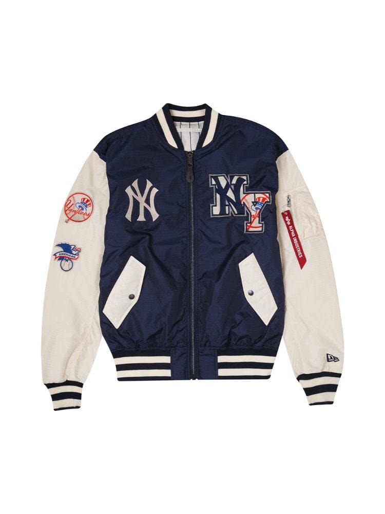 NEW YORK YANKEES X ALPHA X NEW ERA L-2B BOMBER JACKET sold by Alpha Industries