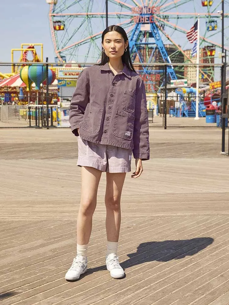 WOMEN'S CANVAS CHORE COAT - CLASSIC BUTTON-DOWN sold by Alpha Industries product image thumbnail 5