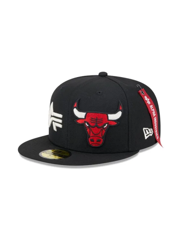 CHICAGO BULLS X ALPHA X NEW ERA 59FIFTY FITTED CAP sold by Alpha Industries
