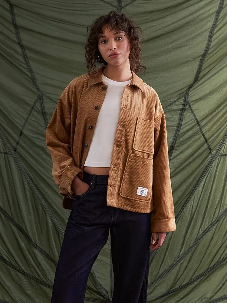 WOMEN'S CORDUROY CHORE COAT (SEASONAL) sold by Alpha Industries product image thumbnail 2
