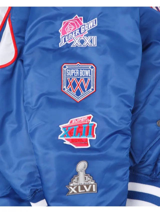 NEW YORK GIANTS X ALPHA X NEW ERA REVERSIBLE MA-1 BOMBER JACKET sold by Alpha Industries product image thumbnail 5