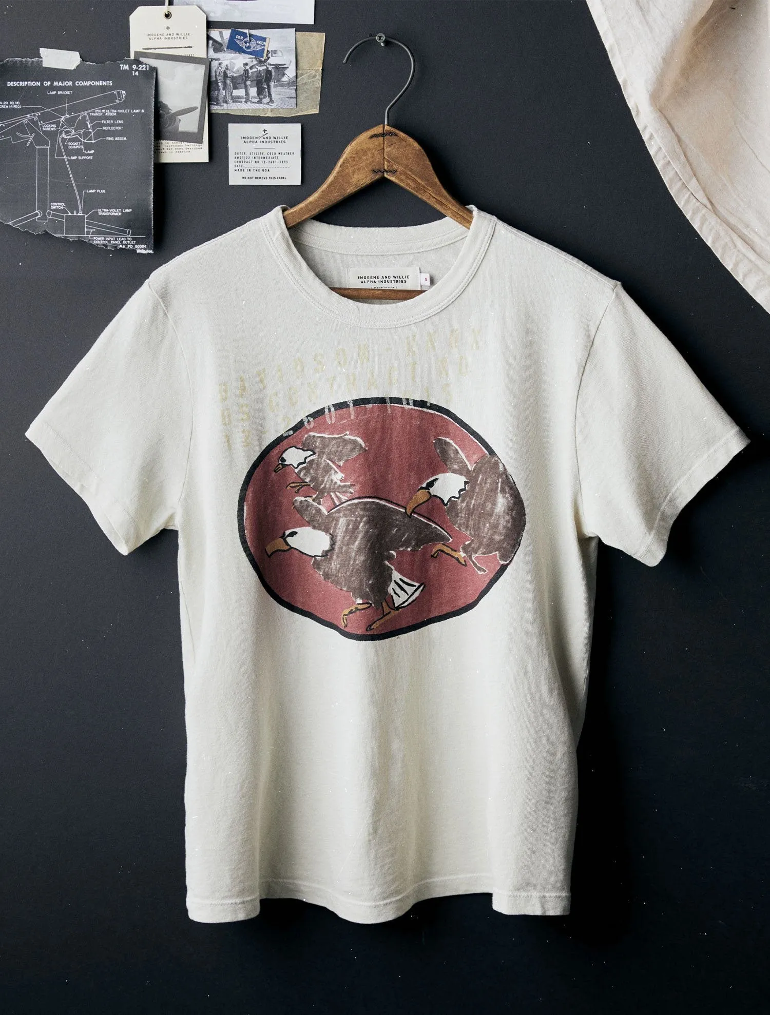 IMOGENE AND WILLIE STANDARD ISSUE TEE sold by Alpha Industries