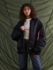 WOMEN'S OVERSIZED MA-1 MOD BOMBER JACKET sold by Alpha Industries