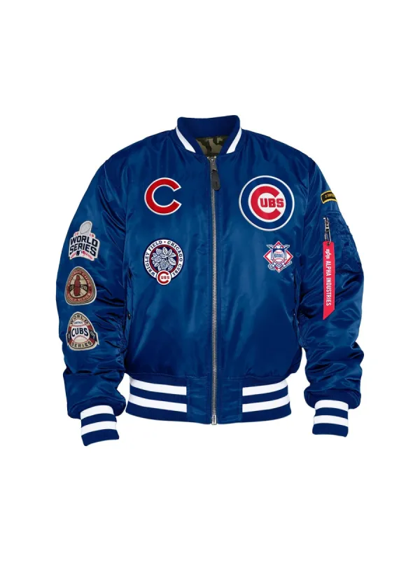 CHICAGO CUBS X ALPHA X NEW ERA MA-1 BOMBER JACKET sold by Alpha Industries