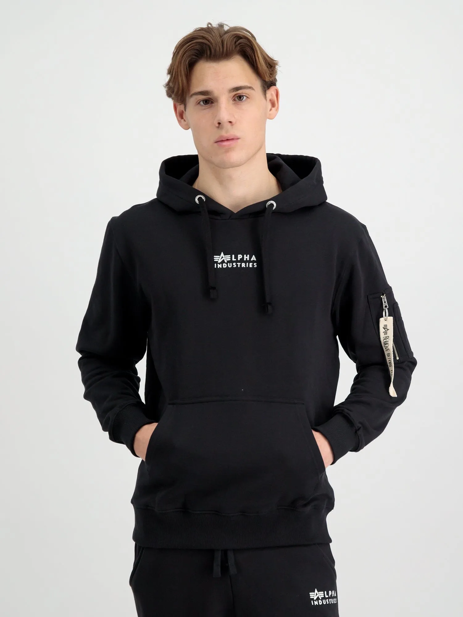 ORGANIC EMBROIDERED HOODIE sold by Alpha Industries product image thumbnail 3